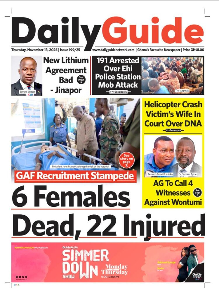 Today's Front pages: Thursday, November 13, 2025