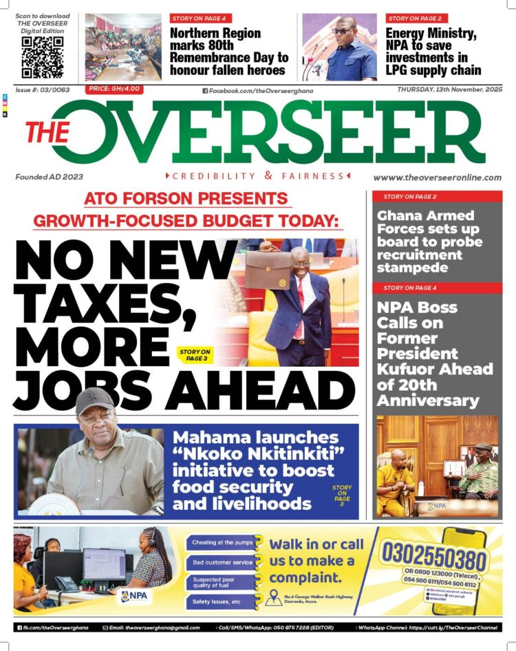 Today's Front pages: Thursday, November 13, 2025