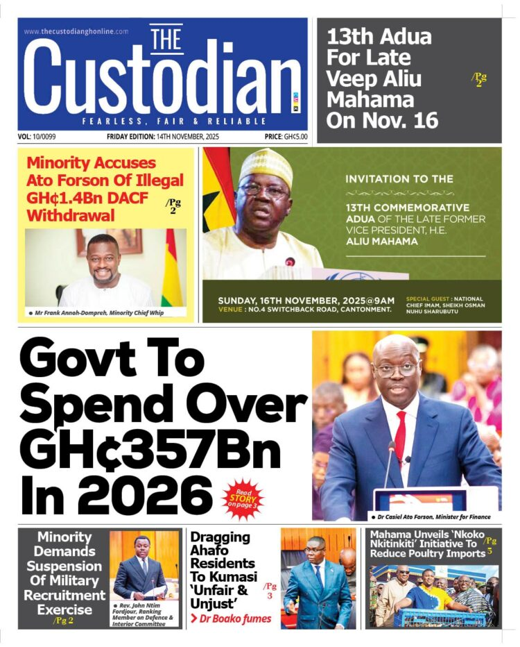 Today's Front pages: Friday, November 14, 2025