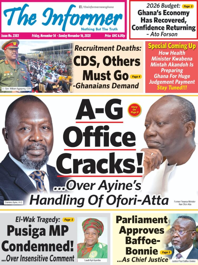 Today's Front pages: Friday, November 14, 2025