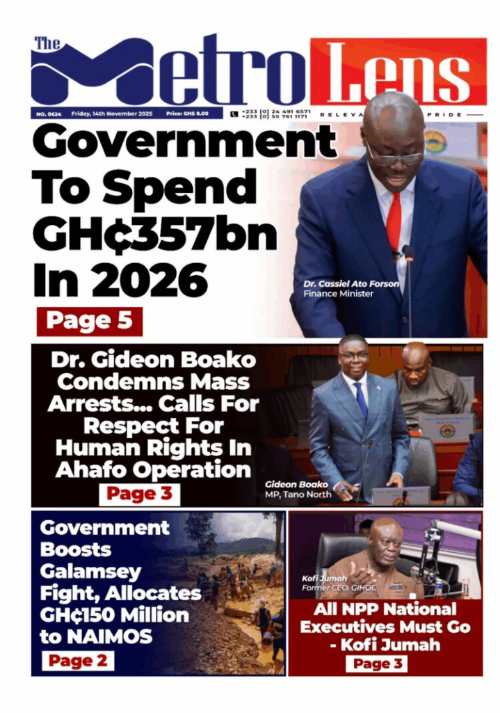 Today's Front pages: Friday, November 14, 2025