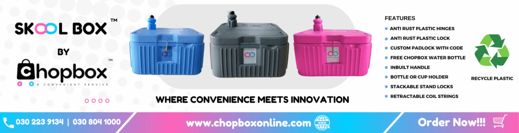 Skool Box craze sweeps Ghana ChopBox sets New trend for students nationwide Skool Box craze sweeps Ghana ChopBox sets New trend for students nationwide