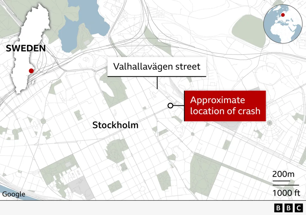 Several killed after bus crashes into Stockholm bus stop Several killed after bus crashes into Stockholm bus stop