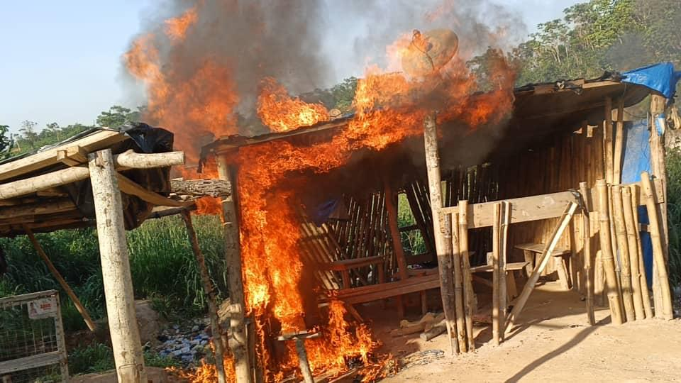 NAIMOS Task force strikes “Yellow face” galamsey site at Wassa Abrehyia – MyJoyOnline