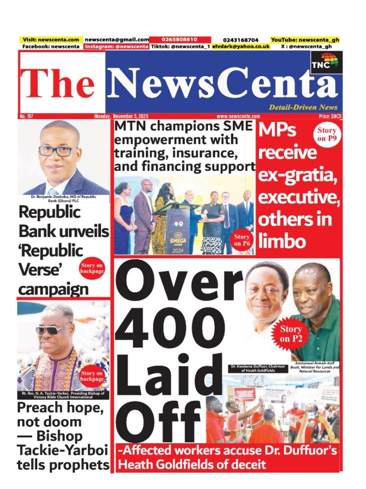 Today's Front pages: Monday, November 3, 2025