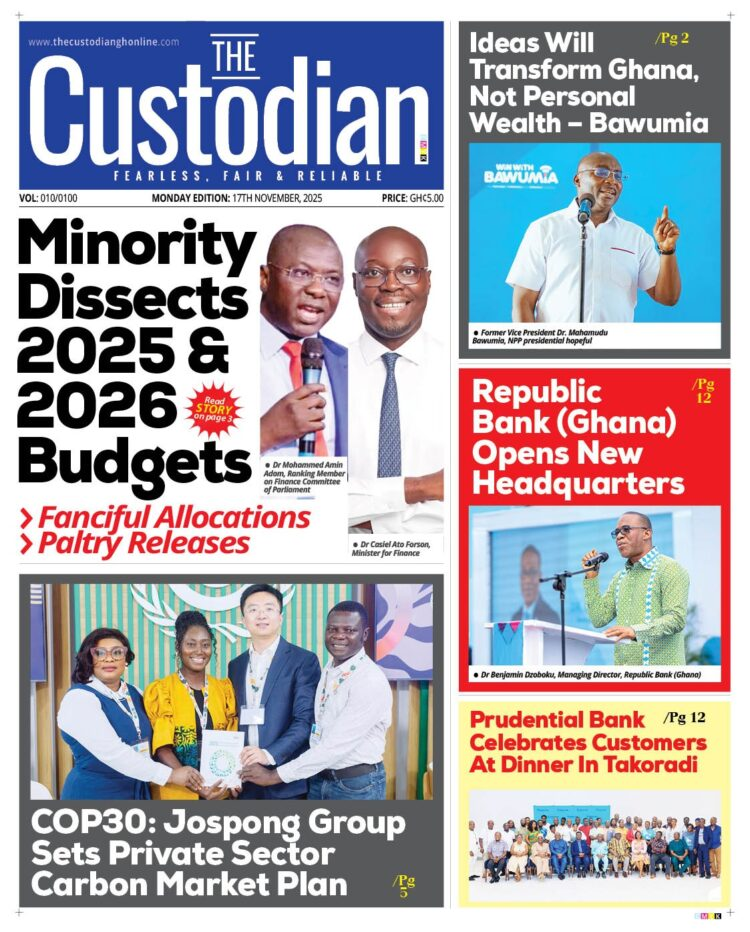 Today's Front pages: Monday, November 17, 2025