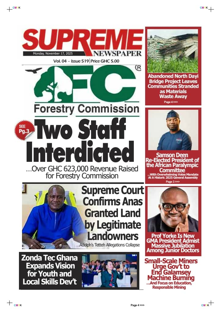 Today's Front pages: Monday, November 17, 2025