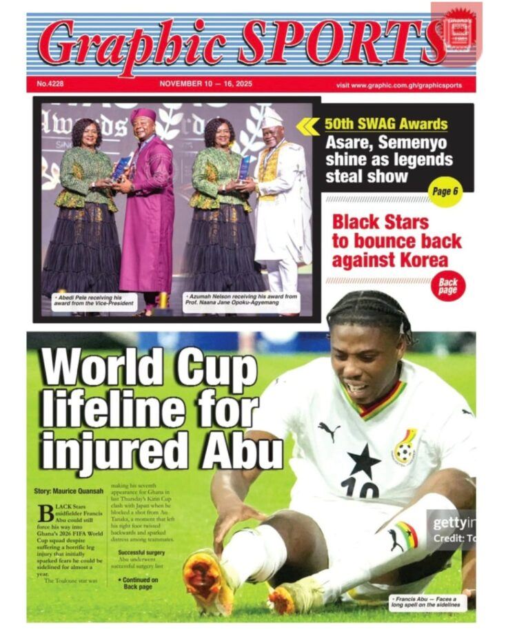 Today's Front pages: Monday, November 17, 2025