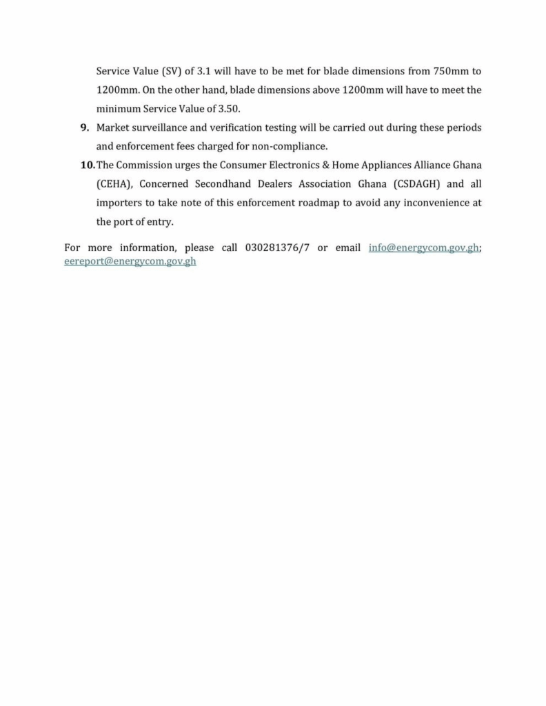 New appliance import regulation to start December 1 - Energy Commission New appliance import regulation to start December 1 - Energy Commission