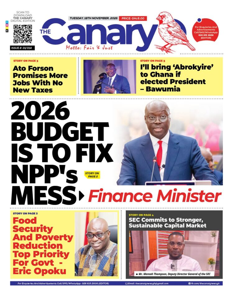 Today's Front pages: Tuesday, November 18, 2025