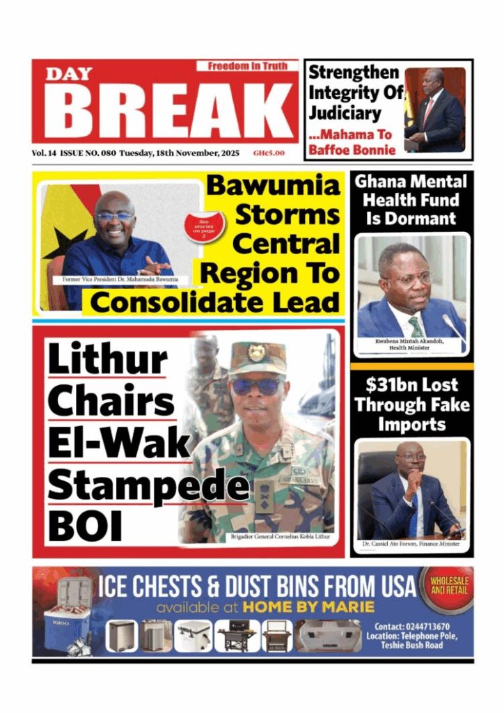 Today's Front pages: Tuesday, November 18, 2025