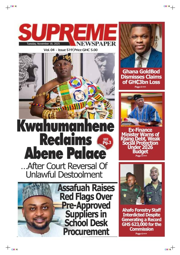 Today's Front pages: Tuesday, November 18, 2025