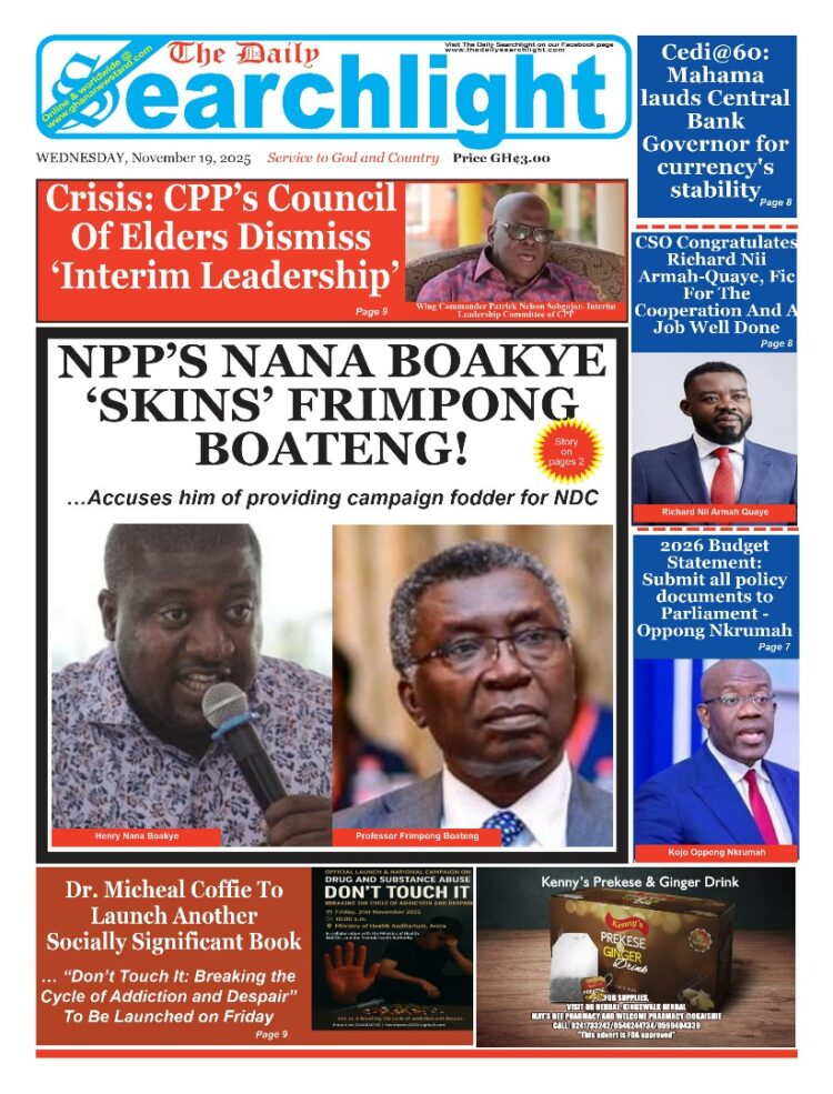 Today's front pages: Wednesday, November 19, 2025