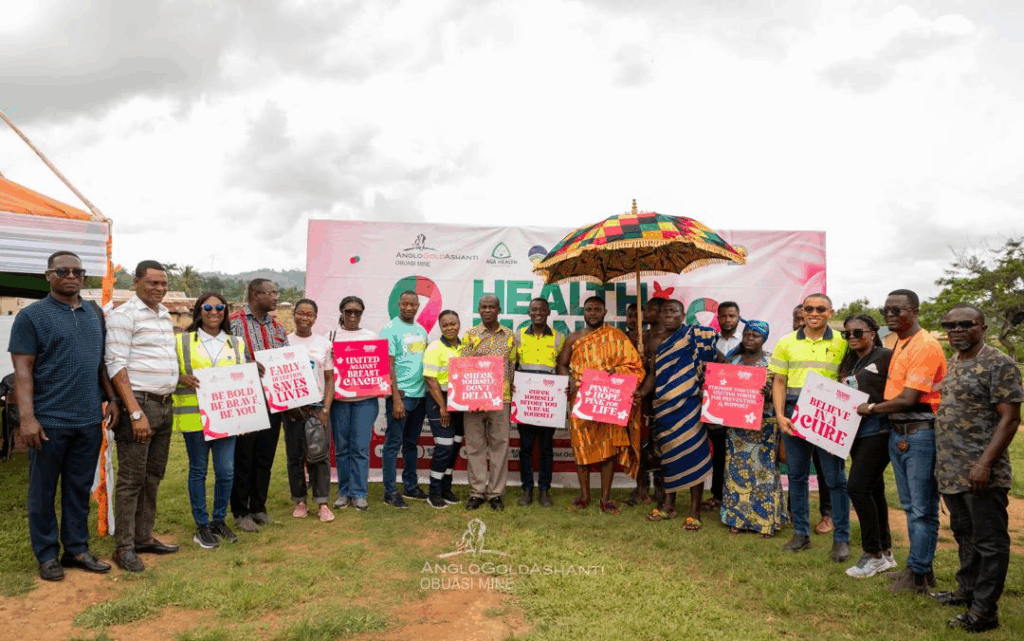 AGA screens & treats 5,000 Obuasi residents for free to mark health month AGA screens & treats 5,000 Obuasi residents for free to mark health month