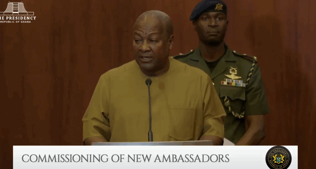 Mahama sets key performance targets for new ambassadors, approves vehicle duty waiver – MyJoyOnline