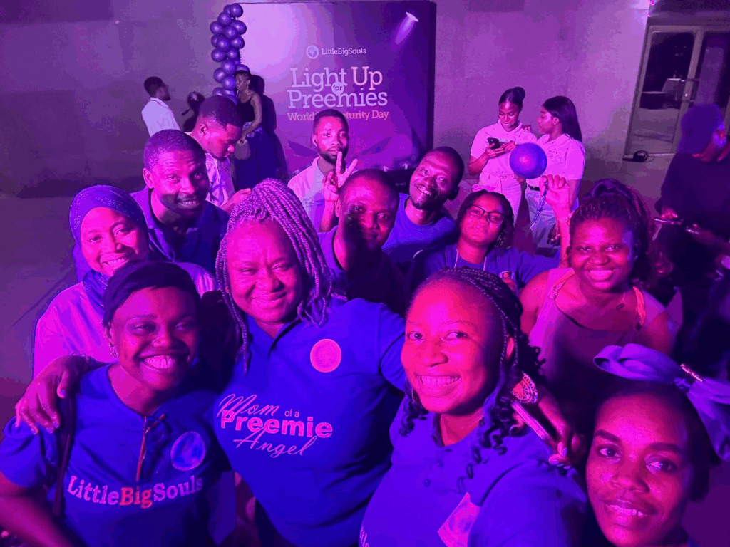 LittleBigSouls Ghana illuminates National Theatre purple for World Prematurity Day