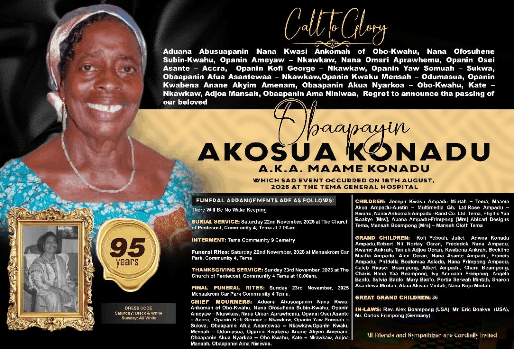 Obaapayin Akosua Konadu aka Maame Konadu – MyJoyOnline