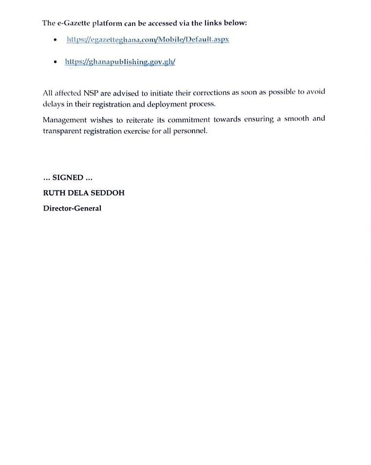 NSA introduces e-Gazette platform to resolve registration issues for NSPs