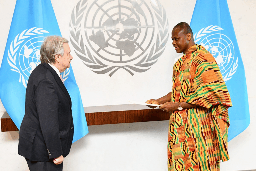 Ghana’s new UN Ambassador presents credentials, pledges stronger multilateral push