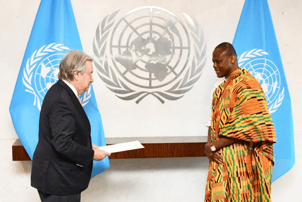 Ghana’s new UN Ambassador presents credentials, pledges stronger multilateral push