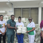 Aduro Ye Herbal CEO donates 5,000 baby diapers to Obuasi health facilities