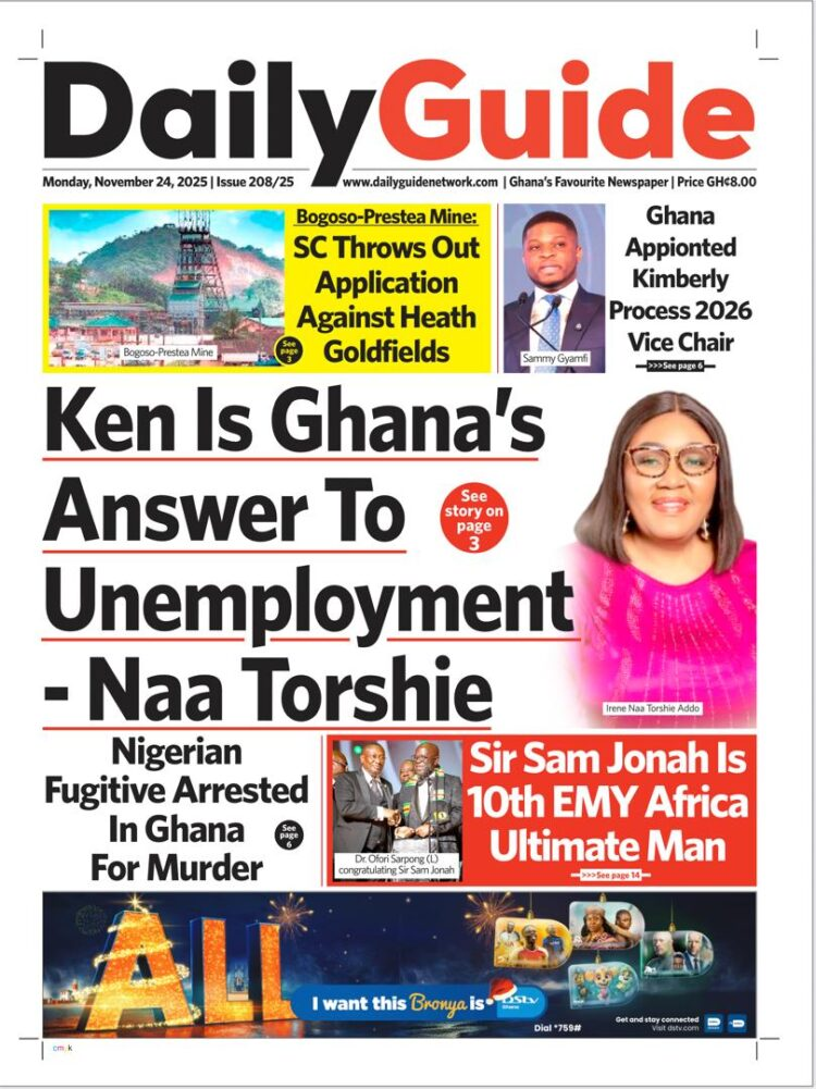 Today's Front pages: Monday, November 24, 2025