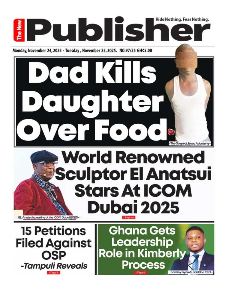 Today's Front pages: Monday, November 24, 2025