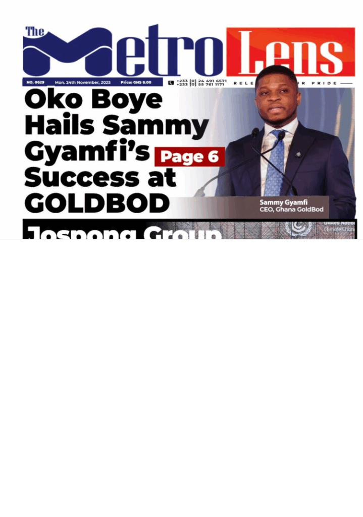 Today's Front pages: Monday, November 24, 2025