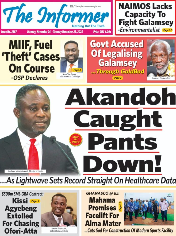 Today's Front pages: Monday, November 24, 2025