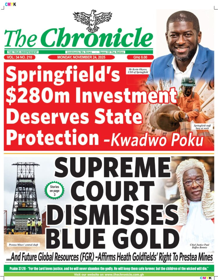 Today's Front pages: Monday, November 24, 2025