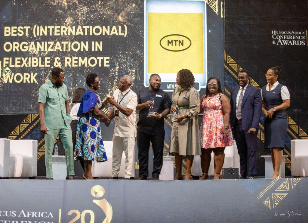 MTN Ghana recognised for excellence in people and culture at the 2025 HR Focus Africa Awards
