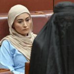 Australia senator condemned for burka stunt in parliament Australia senator condemned for burka stunt in parliament