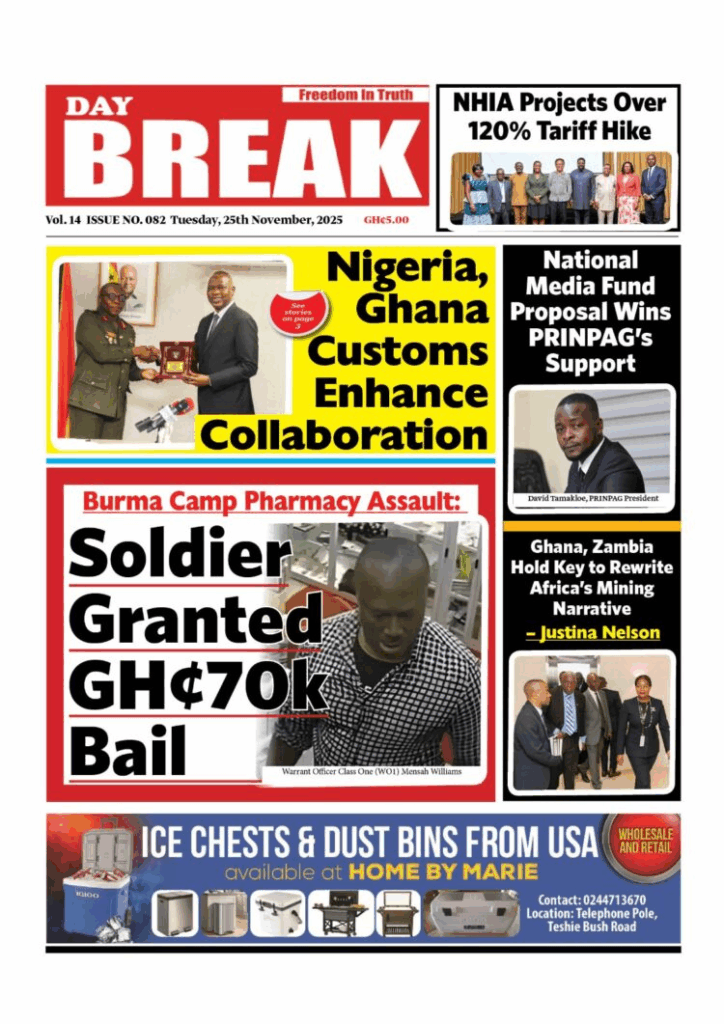 Today's Front pages: Tuesday, November 25, 2025