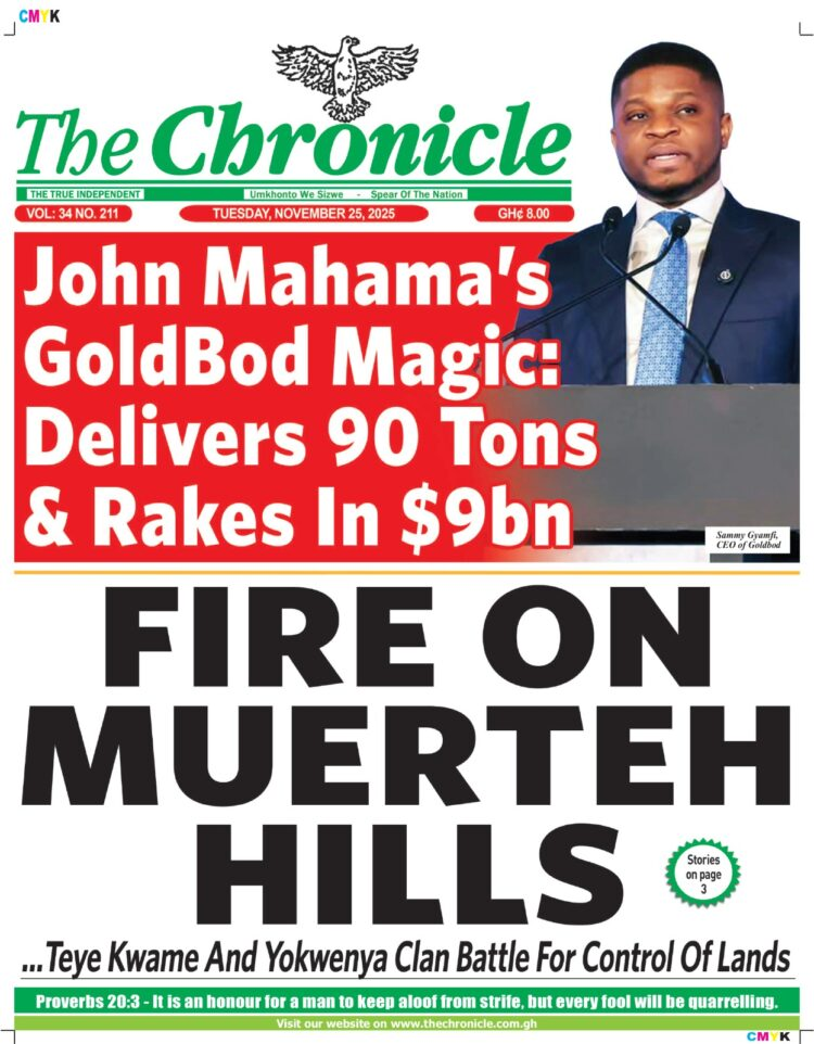 Today's Front pages: Tuesday, November 25, 2025