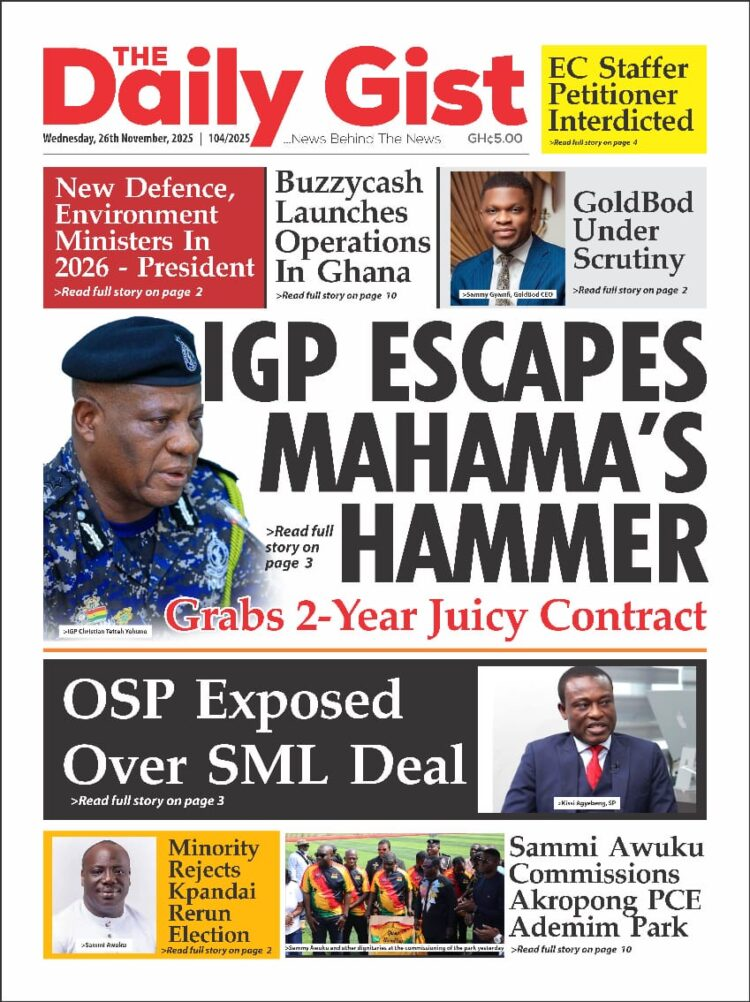 Today's front pages: Wednesday, November 26, 2025