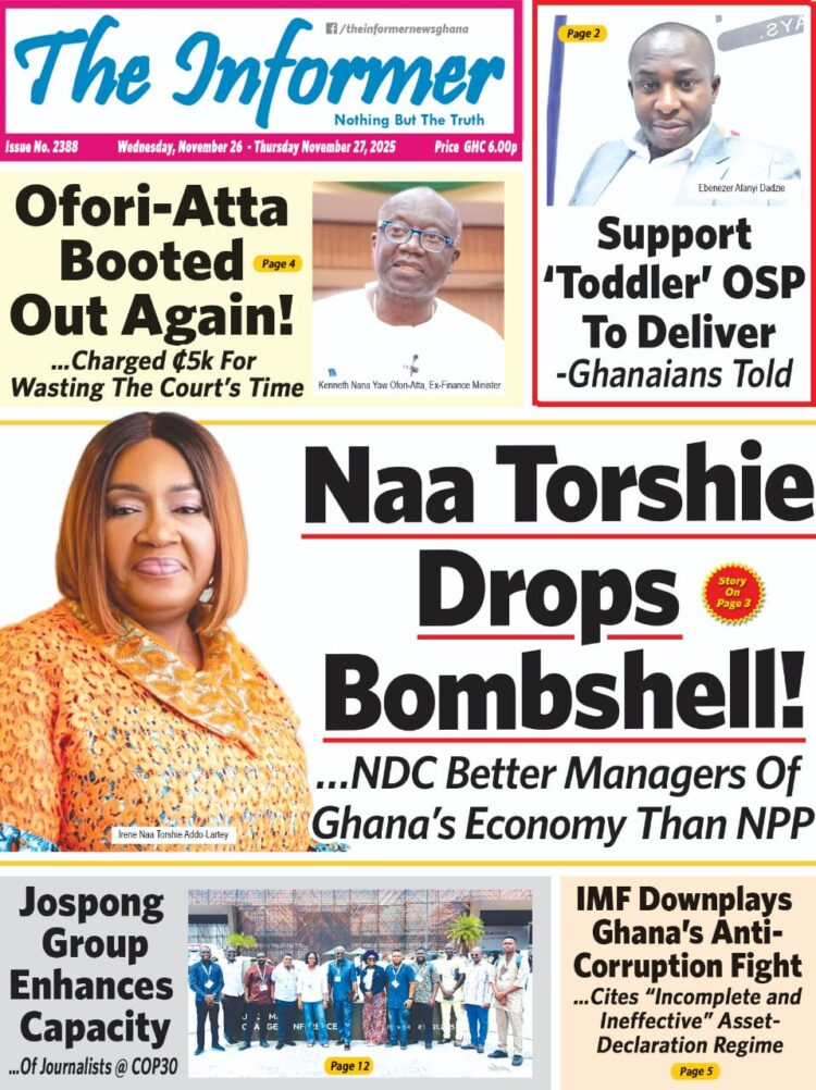 Today's front pages: Wednesday, November 26, 2025