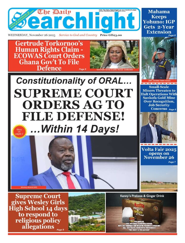 Today's front pages: Wednesday, November 26, 2025