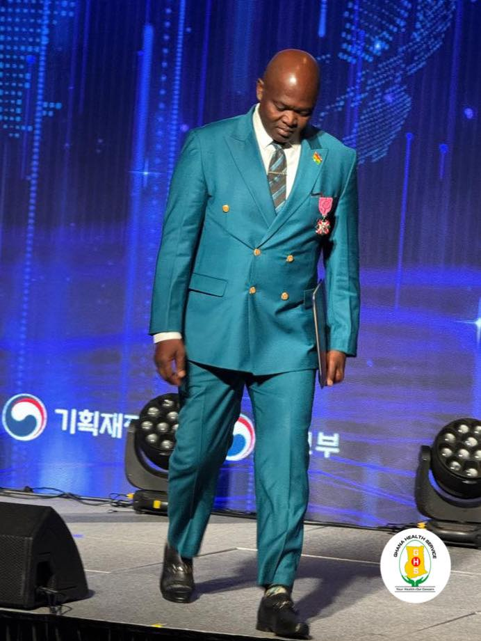 Ghana–Korea health collaboration deepens as Ag. DG of GHS receives Korea’s Diplomatic Service Medal