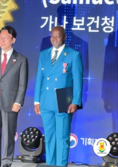 Ghana–Korea health collaboration deepens as Ag. DG of GHS receives Korea’s Diplomatic Service Medal