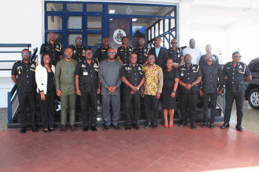 MobileMoney boss pays courtesy call on IGP MobileMoney boss pays courtesy call on IGP