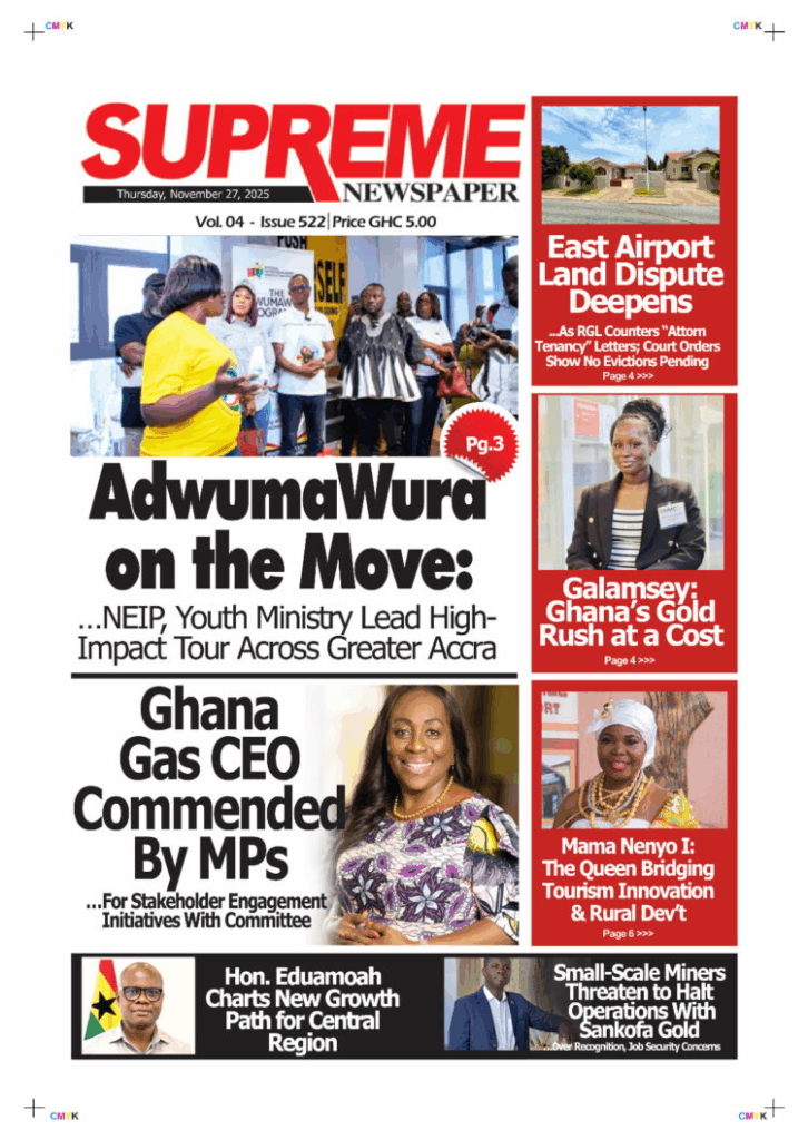 Today's Front pages: Thursday, November 27, 2025