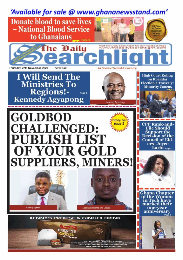 Today's Front pages: Thursday, November 27, 2025