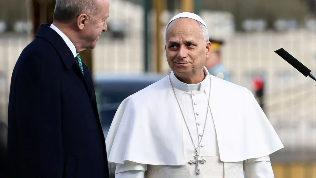 Pope Leo on first foreign trip says future of humanity at stake from conflict
