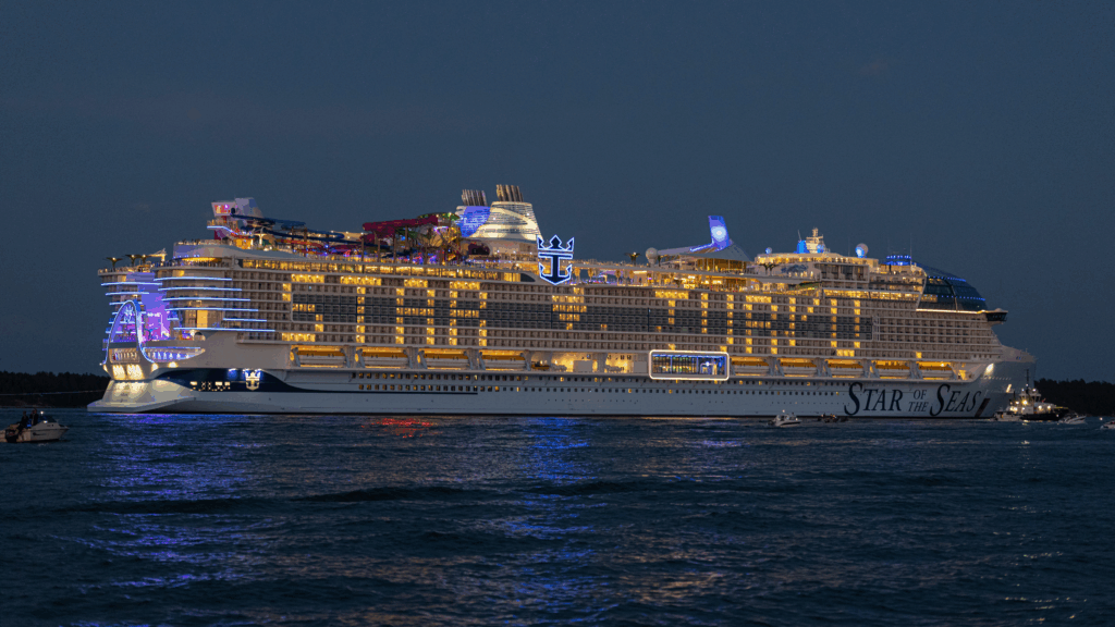 Samsung equips world’s largest cruise ship