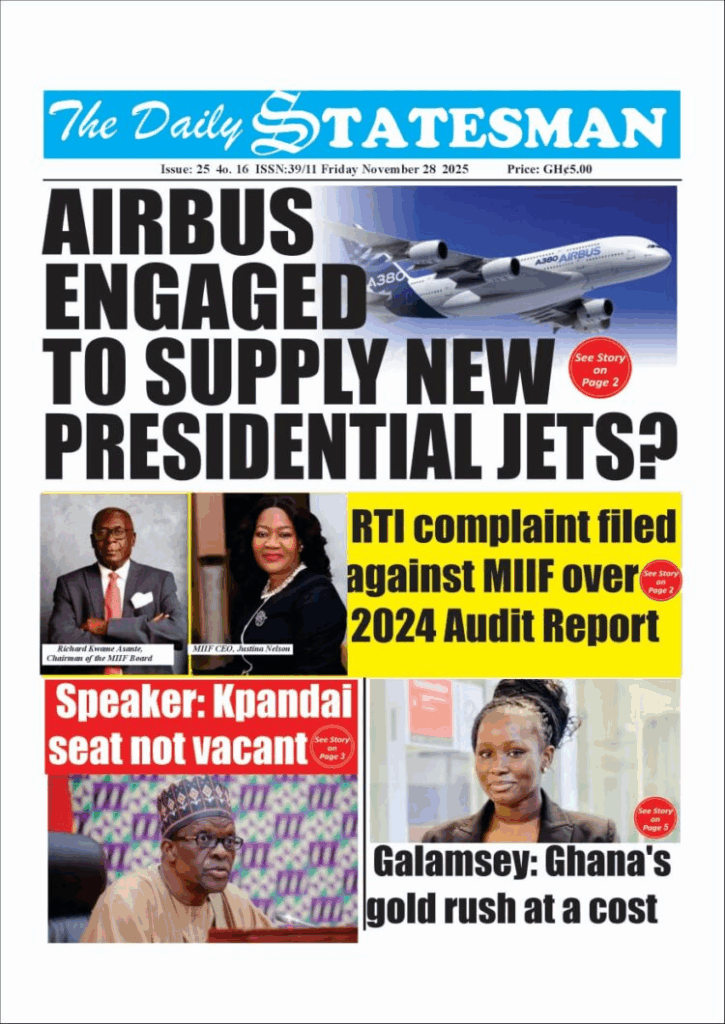 Today's Front pages: Friday, November 28, 2025