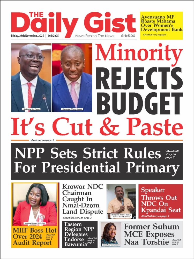 Today's Front pages: Friday, November 28, 2025