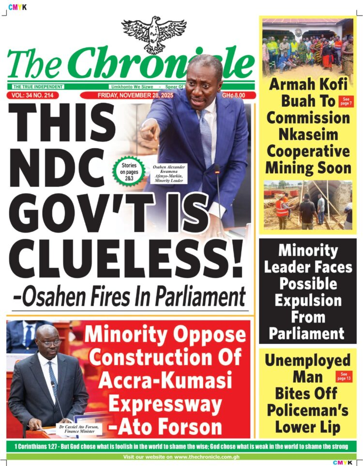 Today's Front pages: Friday, November 28, 2025