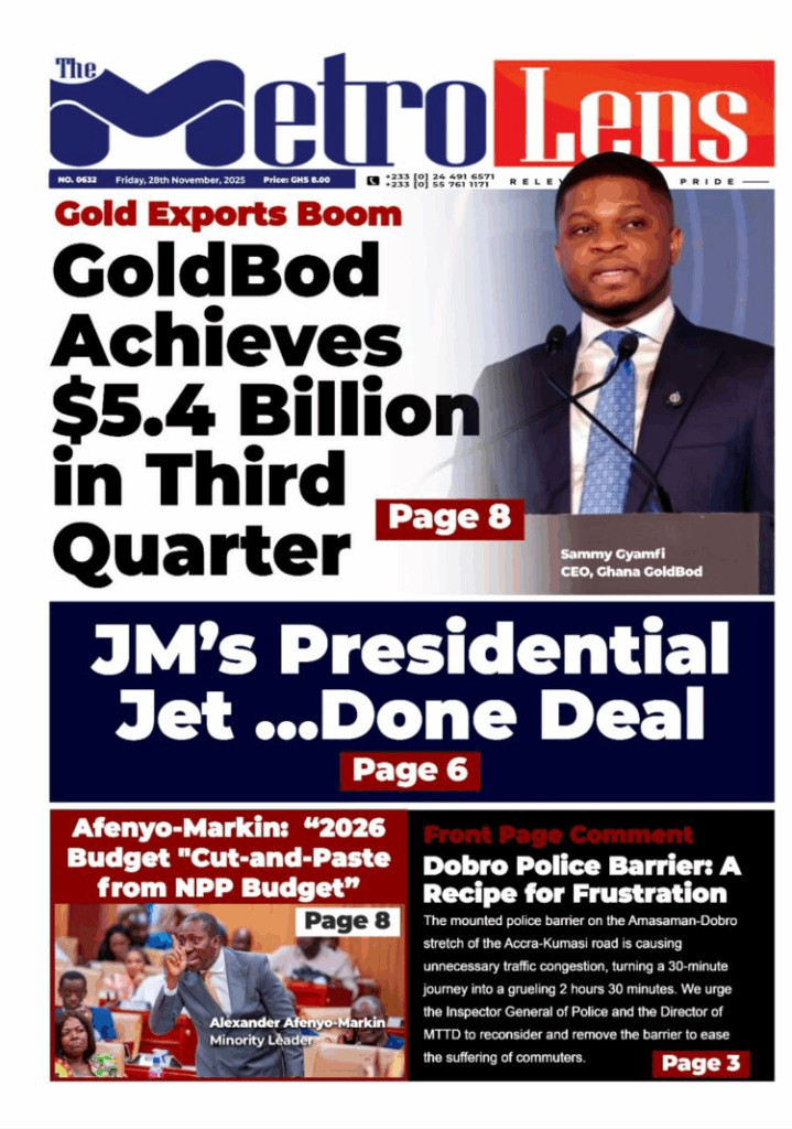 Today's Front pages: Friday, November 28, 2025