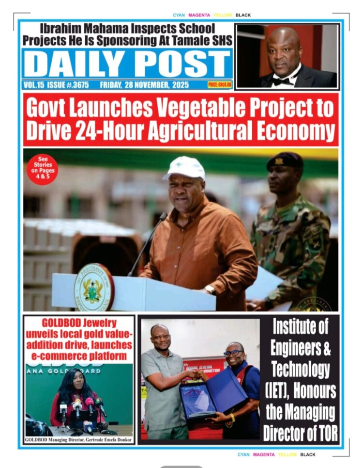 Today's Front pages: Friday, November 28, 2025