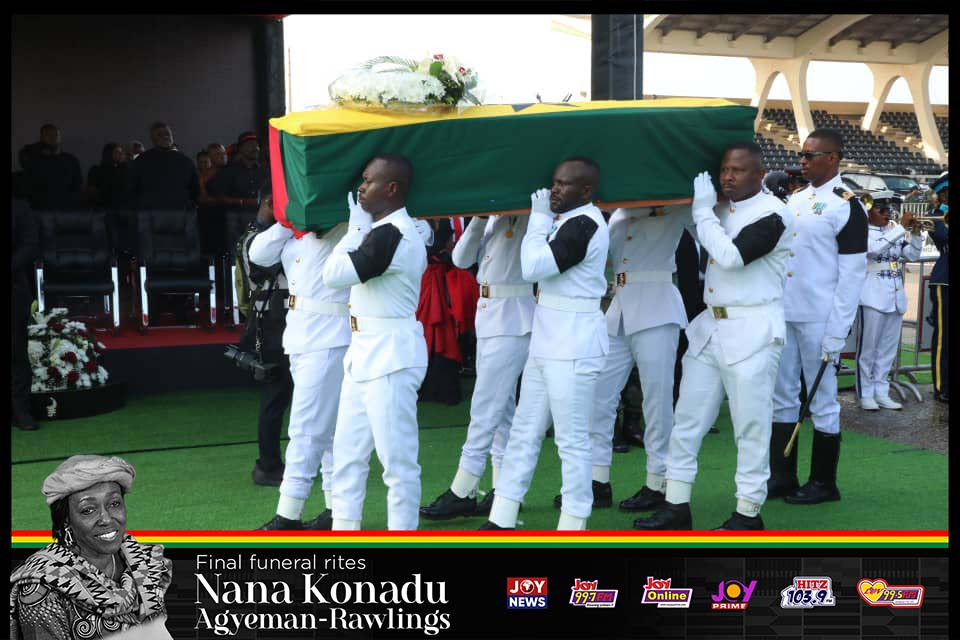 Photos: State funeral for former First Lady Nana Konadu Agyeman-Rawlings